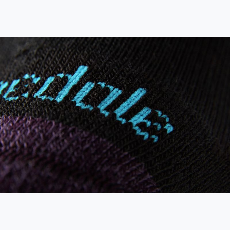 Skarpety damskie Bridgedale Lightweight Merino Performance Boot Original black/purple 3