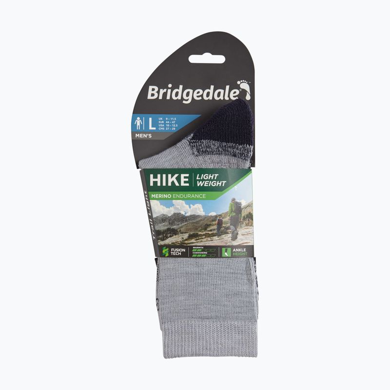 Skarpety męskie Bridgedale Lightweight Merino Performance 3/4 Crew Original silver/navy 4