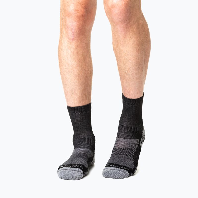 Skarpety męskie Bridgedale Lightweight Merino Performance 3/4 Crew Original black/silver 5