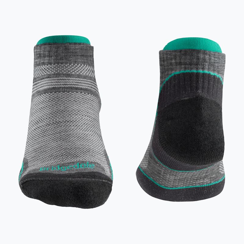 Skarpety trekkingowe damskie Bridgedale Hike Ultralight Merino Performance Low mid grey/surf 2