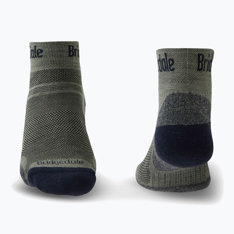 Skarpety trekkingowe męskie Bridgedale Hike Ultralight Performance Ankle khaki/navy 2