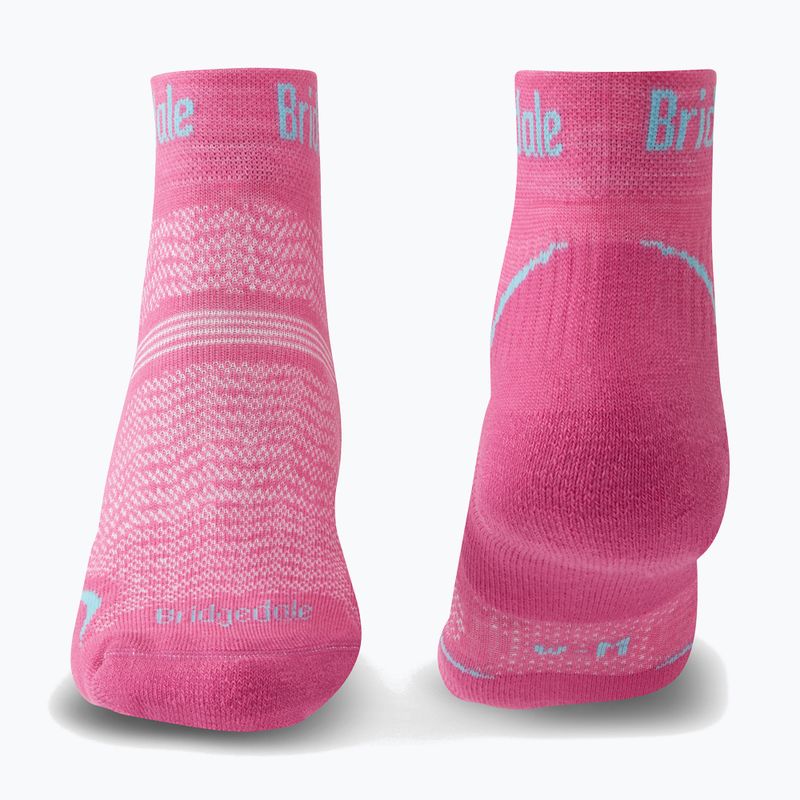 Skarpety trekkingowe damskie Bridgedale Hike Ultralight Performance Ankle pink 2