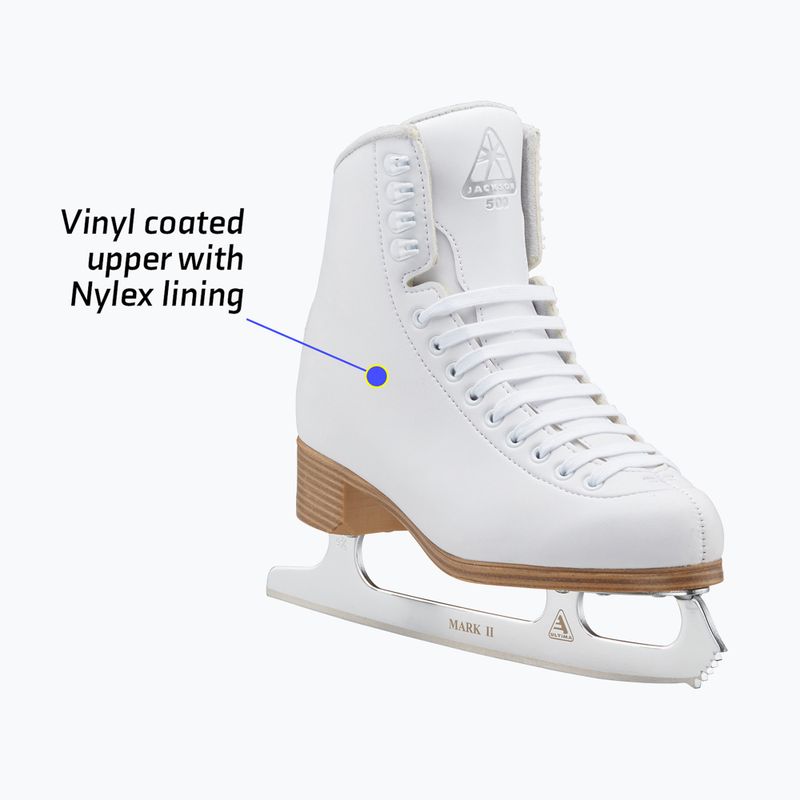 Łyżwy figurowe damskie Jackson Classic 500 Ultima Mark I Blade white 10