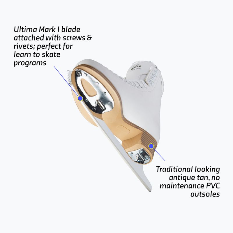 Łyżwy figurowe damskie Jackson Classic 380 Ultima Mark I Blade white 11