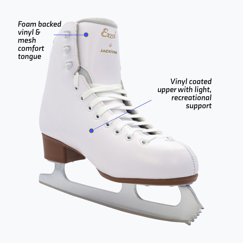 Łyżwy figurowe damskie Jackson Excel Mark II Blade white 10