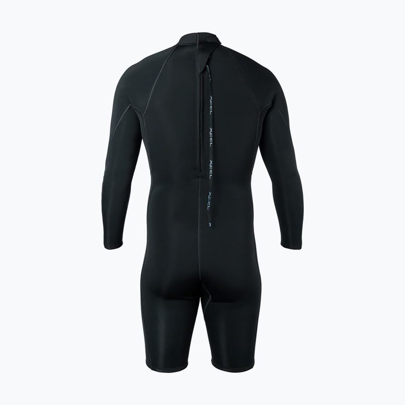 Pianka do pływania męska Xcel Axis Back Zip Spring 2 mm LS black 2