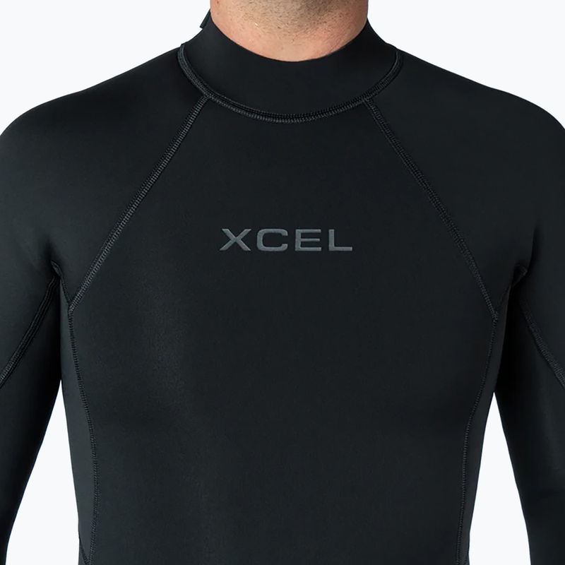 Pianka do pływania męska Xcel Axis Back Zip Spring 2 mm LS black 5