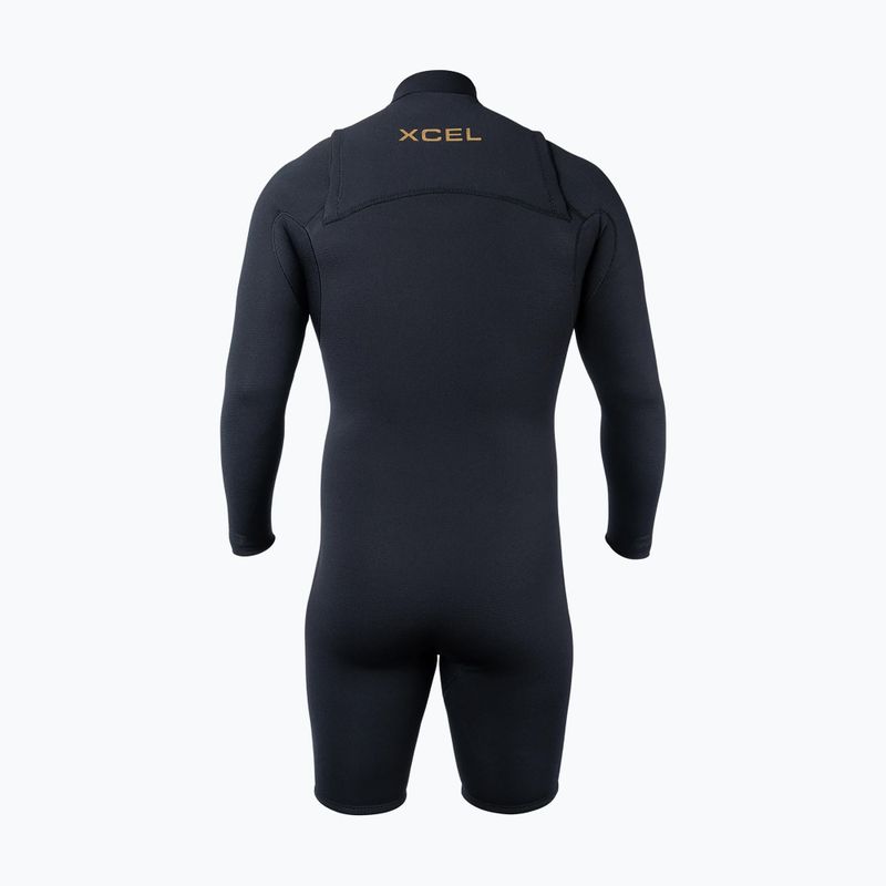 Pianka do pływania męska Xcel Comp+ Spring 2/1,5 mm LS black 2