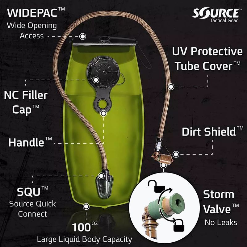 Bukłak Source Tactical WXP 3 l black 5