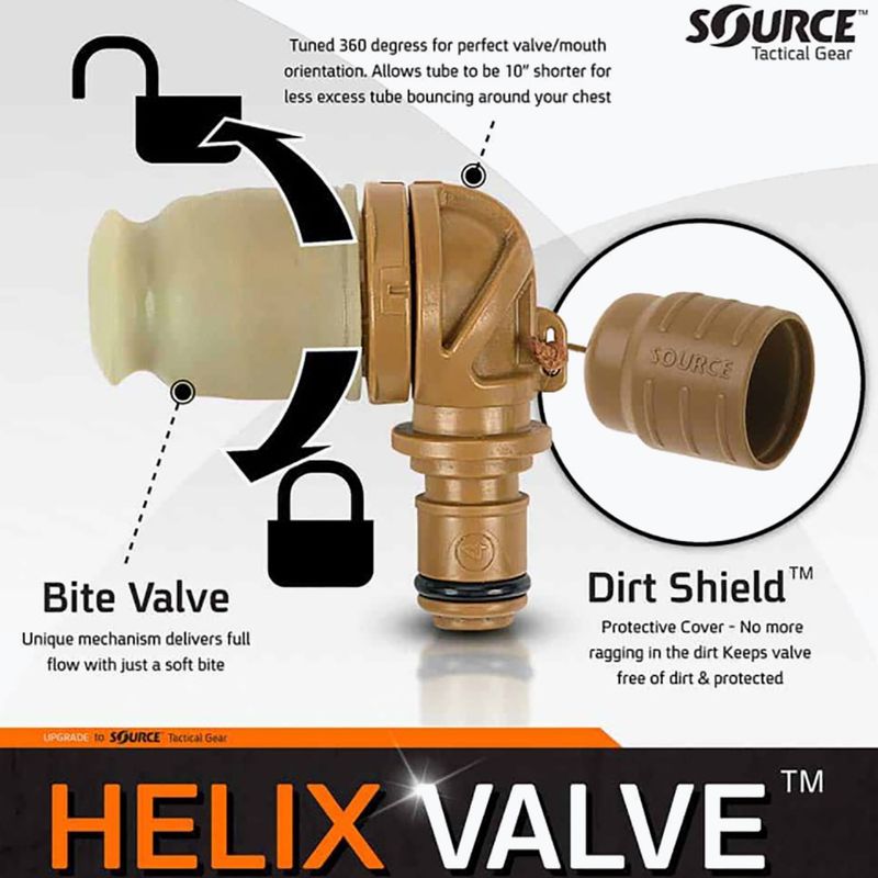 Ustnik do bukłaka Source Tactical Helix Valve coyote 2