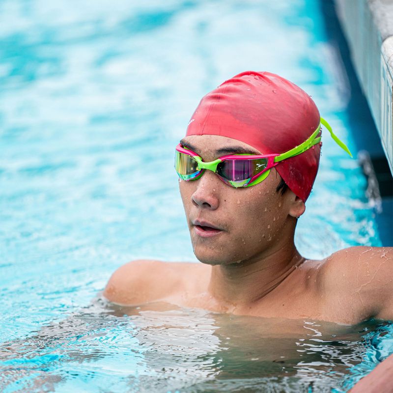 Okulary do pływania FINIS Hayden orange mirror 2