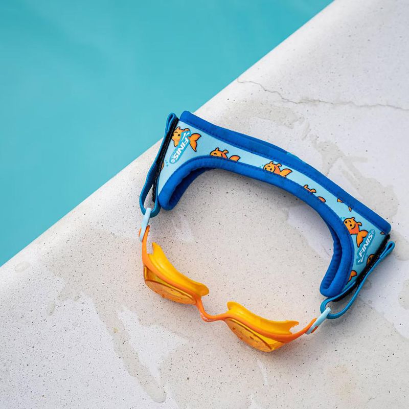 Okulary do pływania dziecięce FINIS DragonFlys Goggles fishbowl blue 3