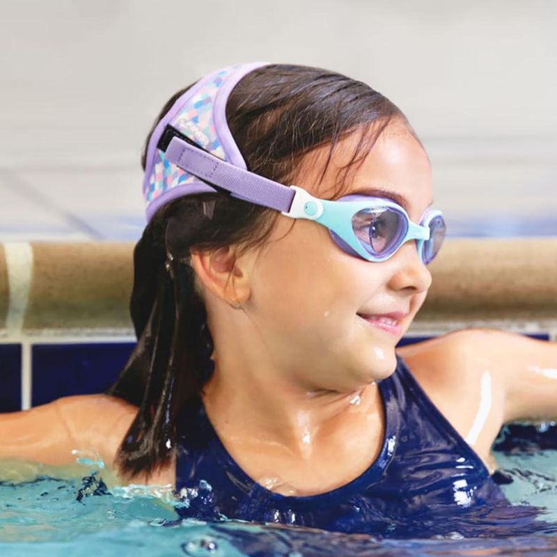 Okulary do pływania dziecięce FINIS DragonFlys Goggles lavender scales 2