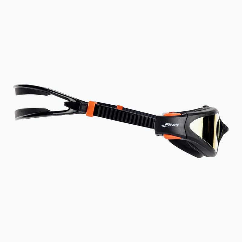 Okulary do pływania FINIS Smart Max orange mirror/black 3