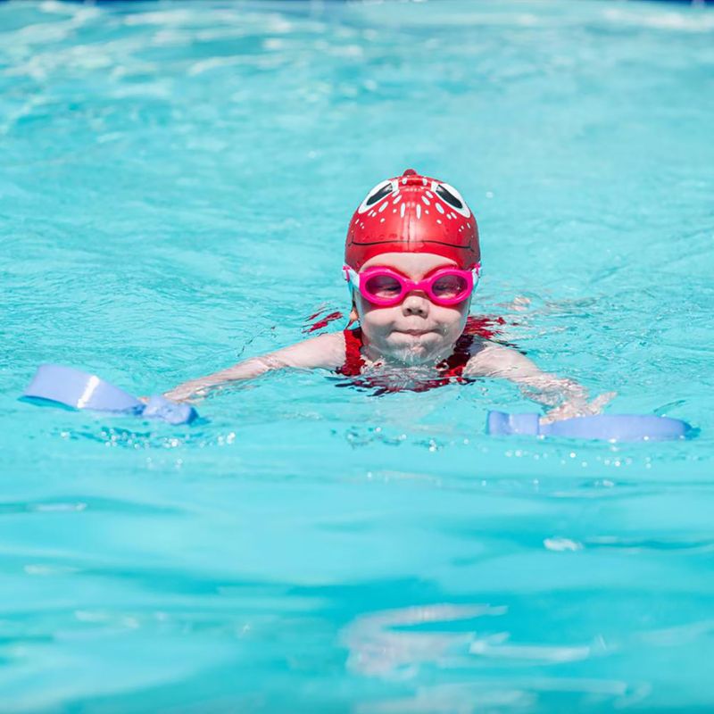Okulary do pływania dziecięce Finis H3 Goggle pink/aqua 2