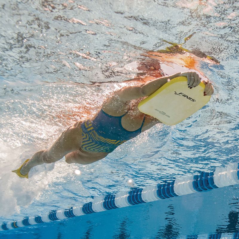 Deska do pływania dziecięca FINIS Foam Kickboard Jr żółta 1.05.035.48 6