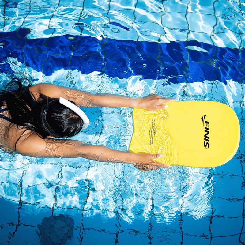 Deska do pływania FINIS Foam Kickboard yellow 5