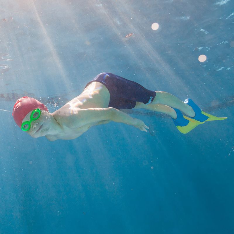 Płetwy do pływania FINIS Long Floating Fins blue/yellow 8