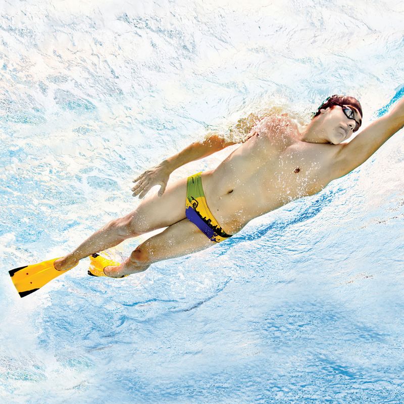 Płetwy do pływania FINIS Z2 Gold Zoomers yellow/black 8