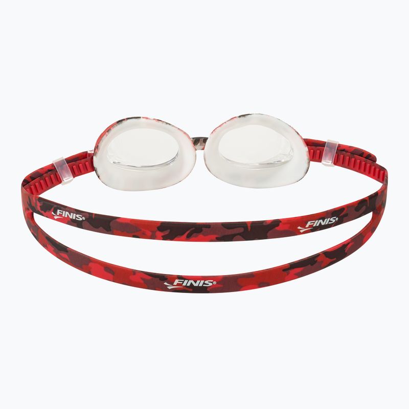 Okulary do pływania FINIS Adventure red camo 5