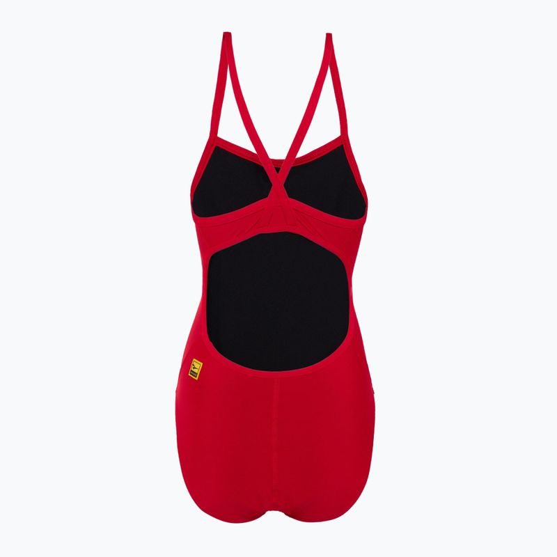 Strój pływacki jednoczęściowy damski FINIS Skinback Solid red 2