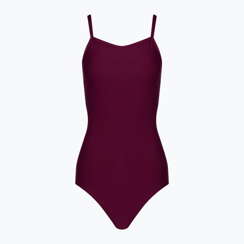 Strój pływacki jednoczęściowy damski FINIS Skinback Solid cabernet