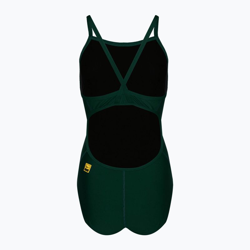 Strój pływacki jednoczęściowy damski FINIS Skinback Solid pine 2