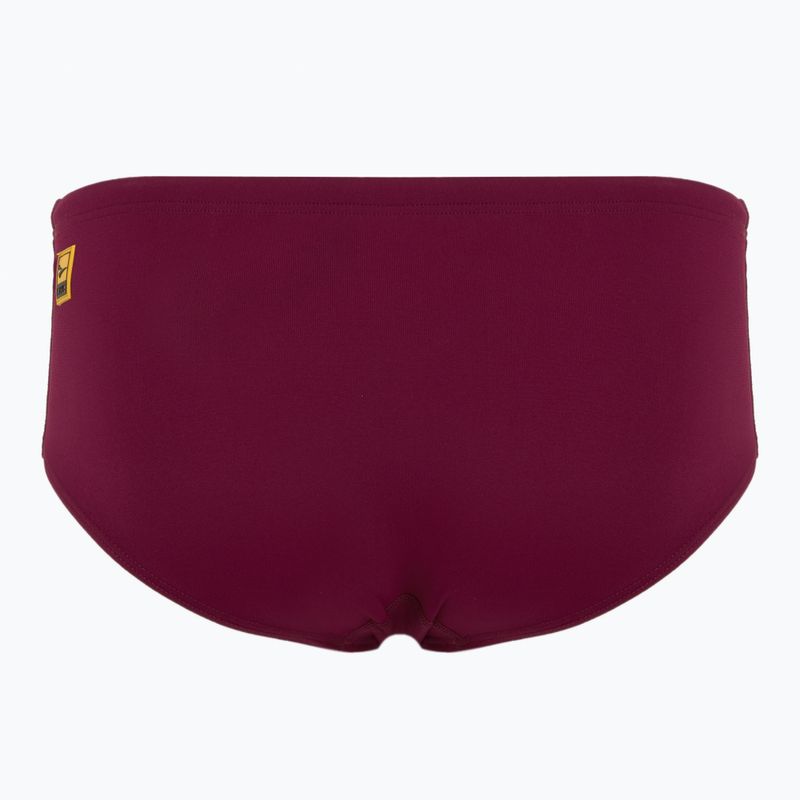Slipy pływackie męskie FINIS Aqua Short Solid cabernet 2