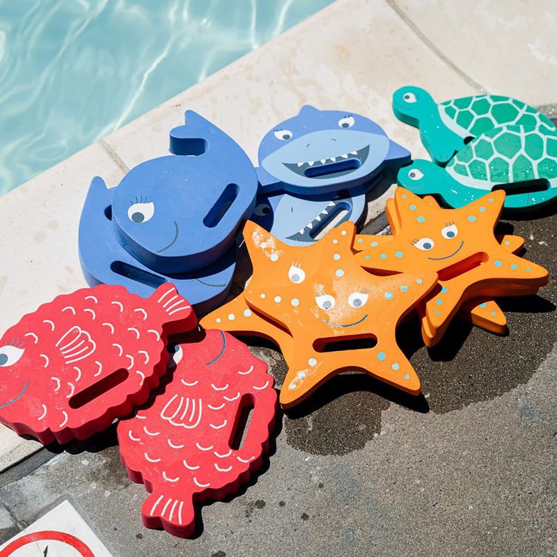 Deska do pływania dla dzieci FINIS Floatie Friends Pufferfish red 2