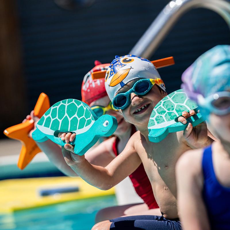 Deska do pływania dla dzieci FINIS Floatie Friends Turtle blue/green 4