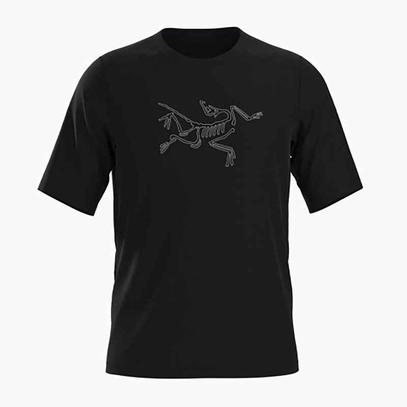 Koszulka do biegania męska Arc'teryx Cormac Logo black heather