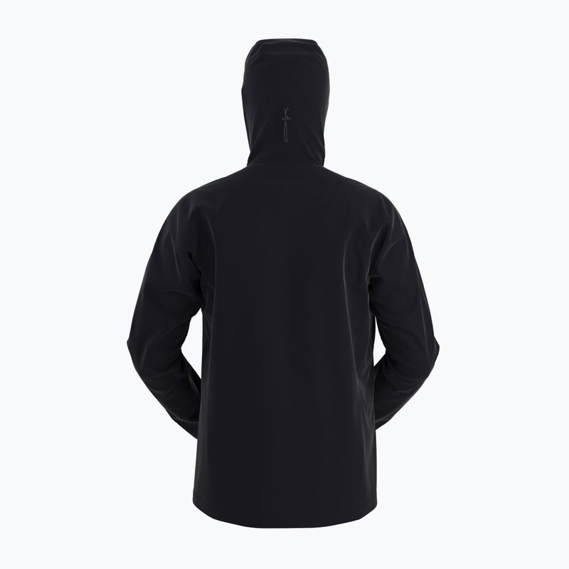 Kurtka przeciwwiatrowa męska Arcteryx Squamish Hoody black 2