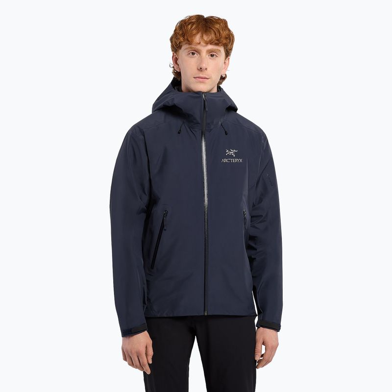 Kurtka przeciwdeszczowa męska Arcteryx Beta LT black sapphire