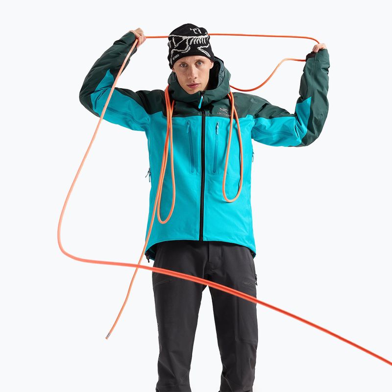 Kurtka przeciwdeszczowa męska Arcteryx Alpha blue tetra/pytheas 4