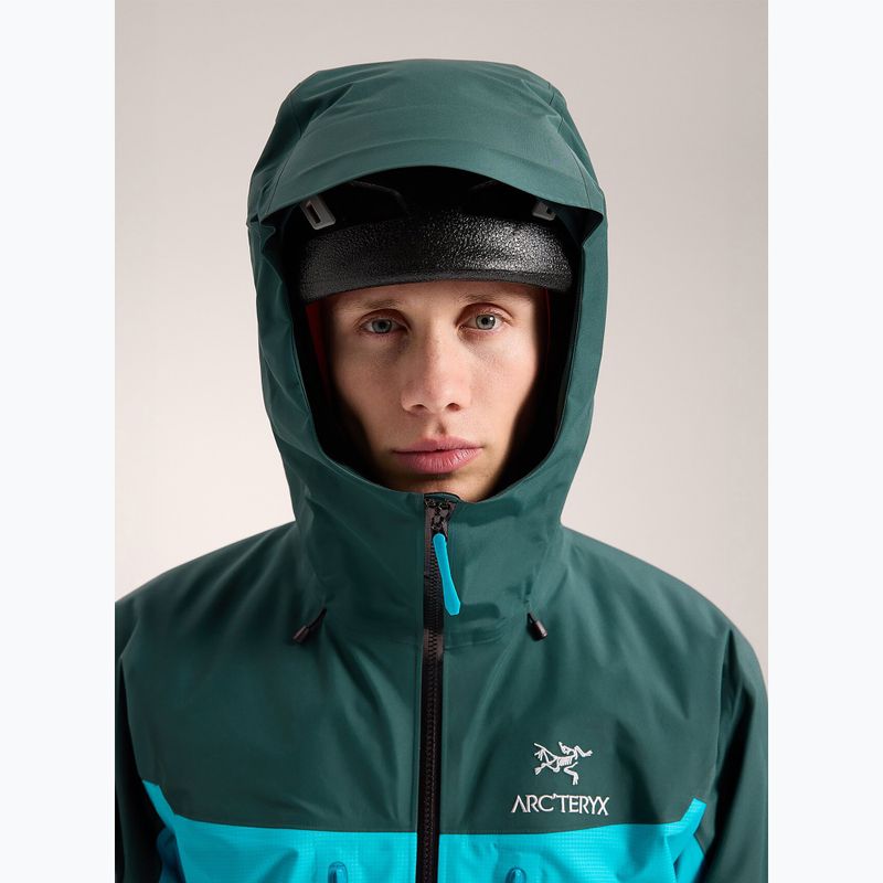 Kurtka przeciwdeszczowa męska Arcteryx Alpha blue tetra/pytheas 6