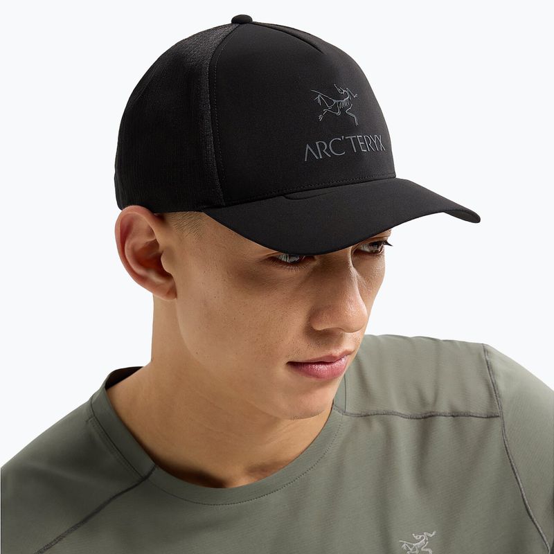 Czapka z daszkiem Arcteryx Bird Word Trucker Curved black/graphite 2