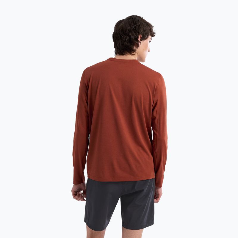 Longsleeve męski Arc'teryx Cormac Logo sequoia heather/ solaris 3