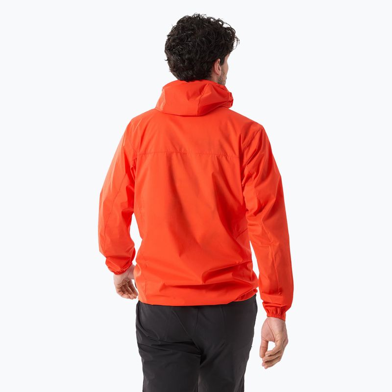 Kurtka przeciwwiatrowa męska Arcteryx Squamish Hoody solaris 3