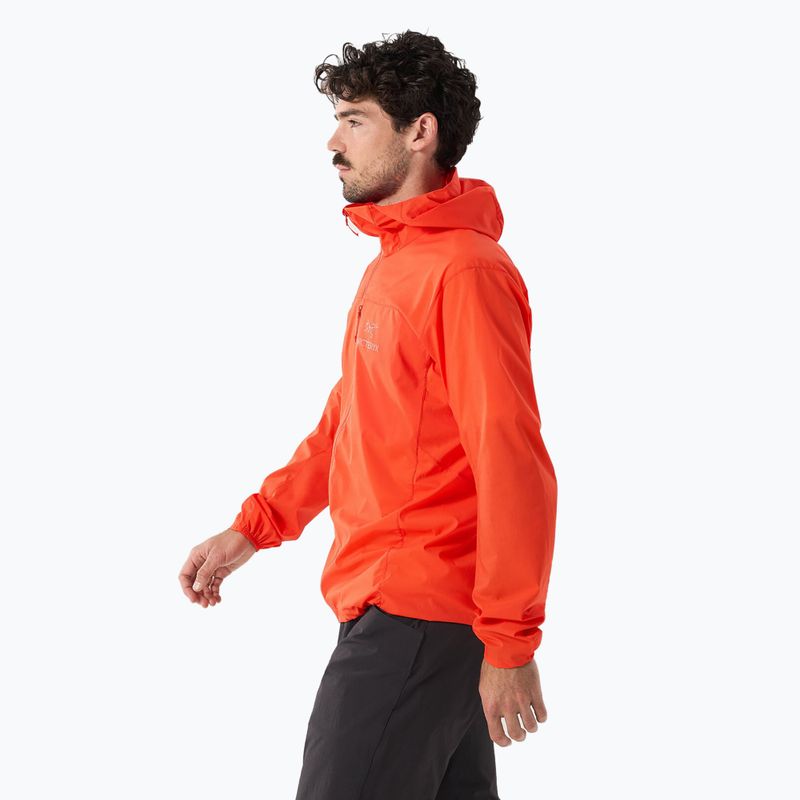 Kurtka przeciwwiatrowa męska Arcteryx Squamish Hoody solaris 4