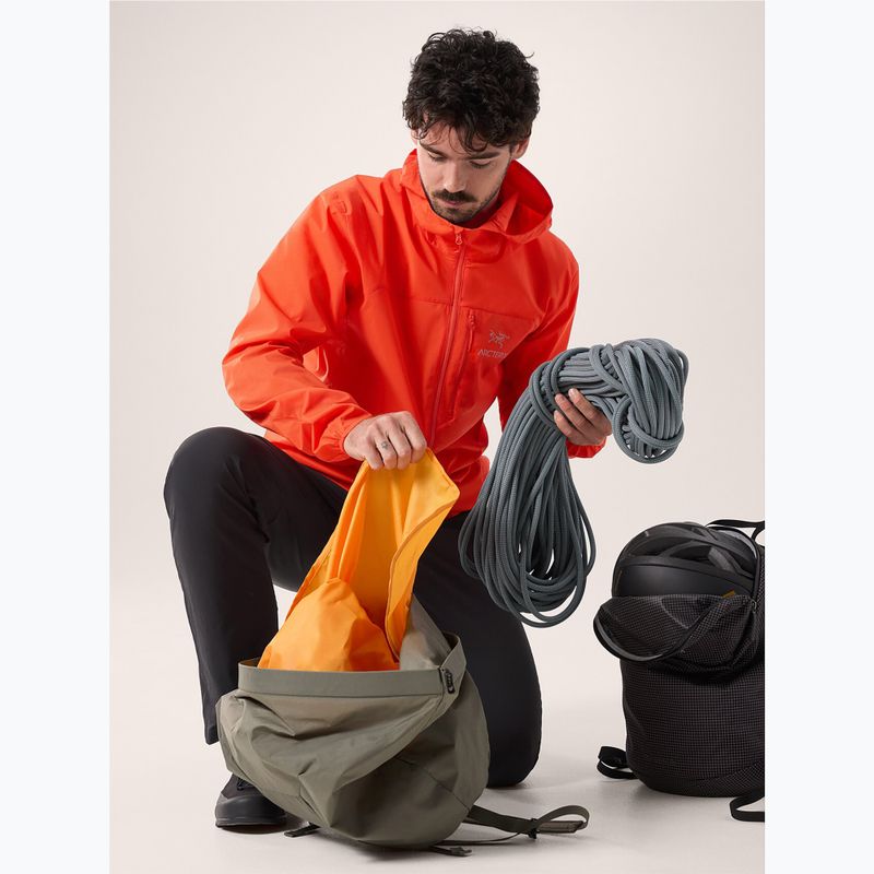 Kurtka przeciwwiatrowa męska Arcteryx Squamish Hoody solaris 5