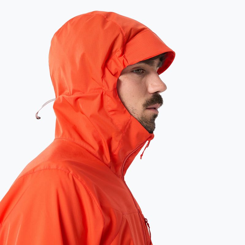 Kurtka przeciwwiatrowa męska Arcteryx Squamish Hoody solaris 6