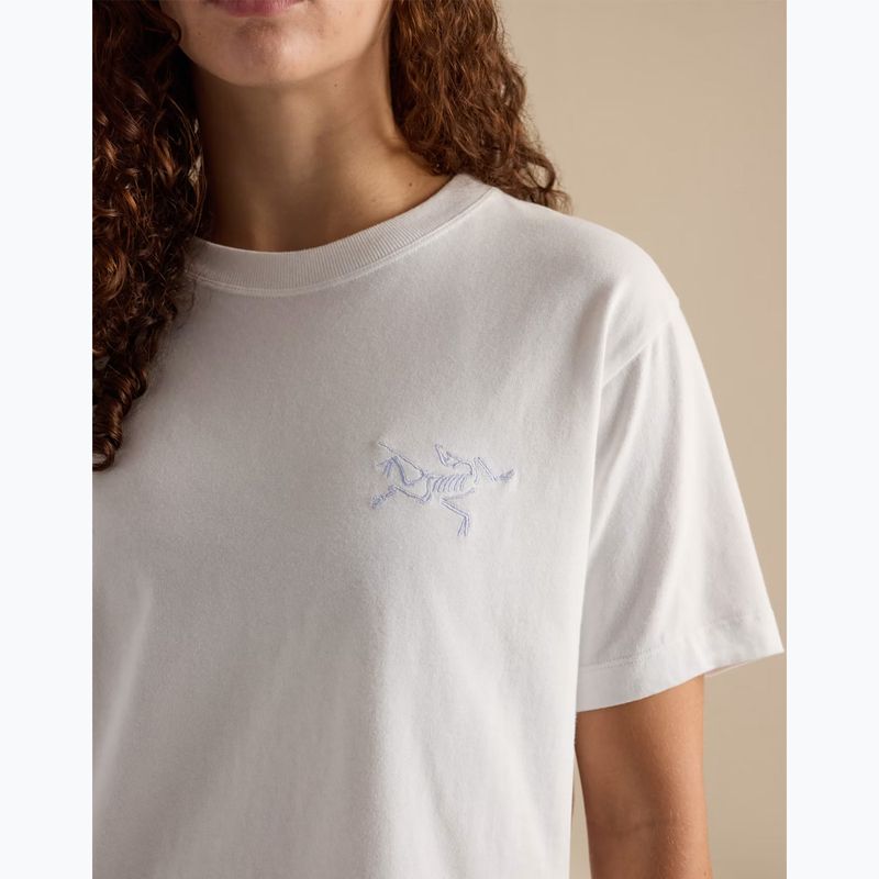 Koszulka damska Arcteryx Kragg Cotton Little Bird Crew white light/white 5