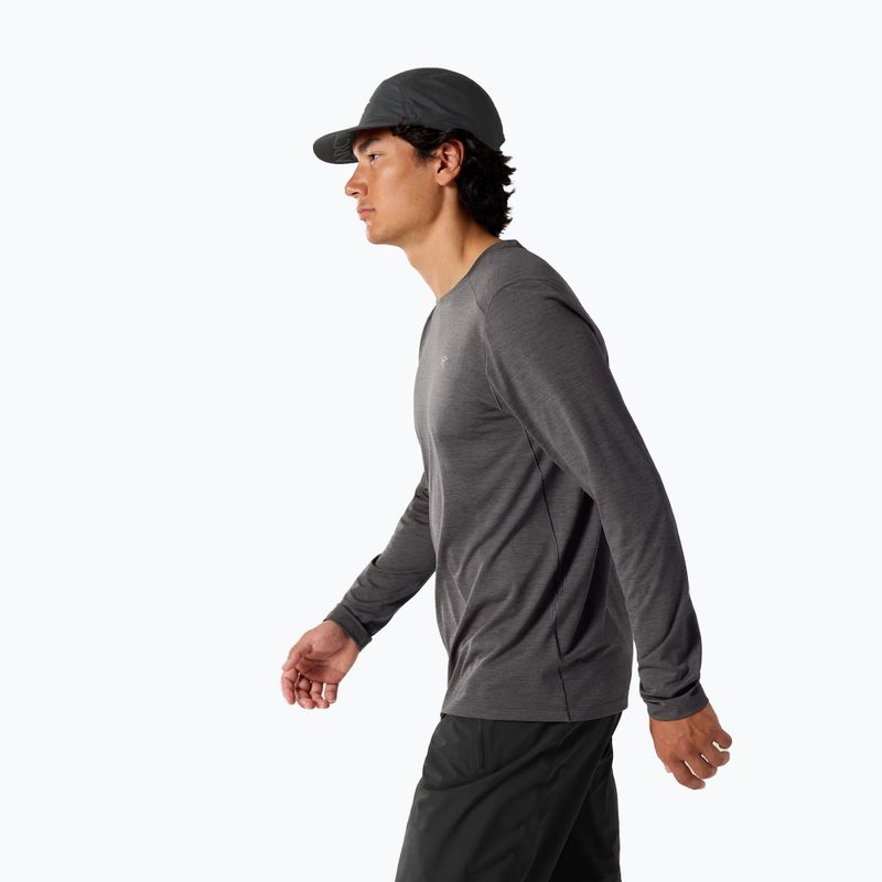 Longsleeve trekkingowy męski Arc'teryx Cormac Crew black heather 3