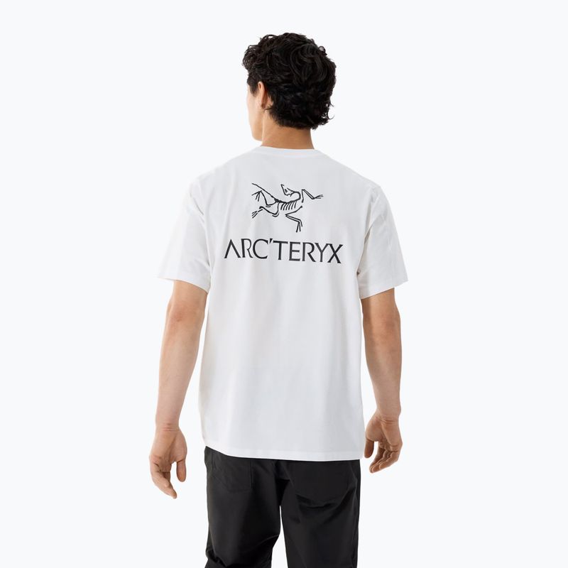 Koszulka męska Arcteryx Kragg Sl Cotton Bird Word white light/black 3