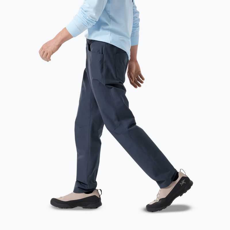 Spodnie trekkingowe męskie Arcteryx Kragg Cotton black sapphire 4