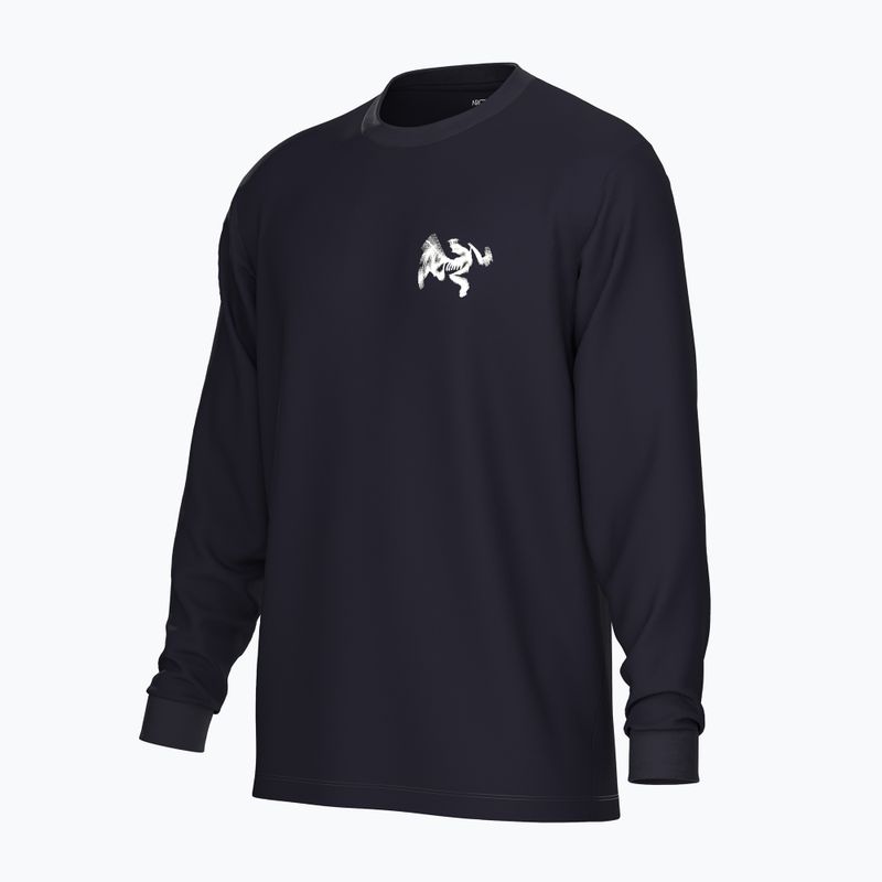Longsleeve męski Arcteryx Kragg SL Cotton Bird Tile black/arctic silk 3