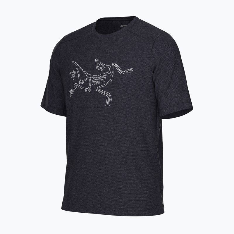 Koszulka męska Arc'teryx Cormac Logo SS black heather 3