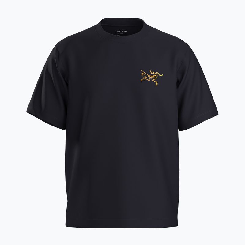 Koszulka męska Arcteryx Kragg Cotton Logo 24k black