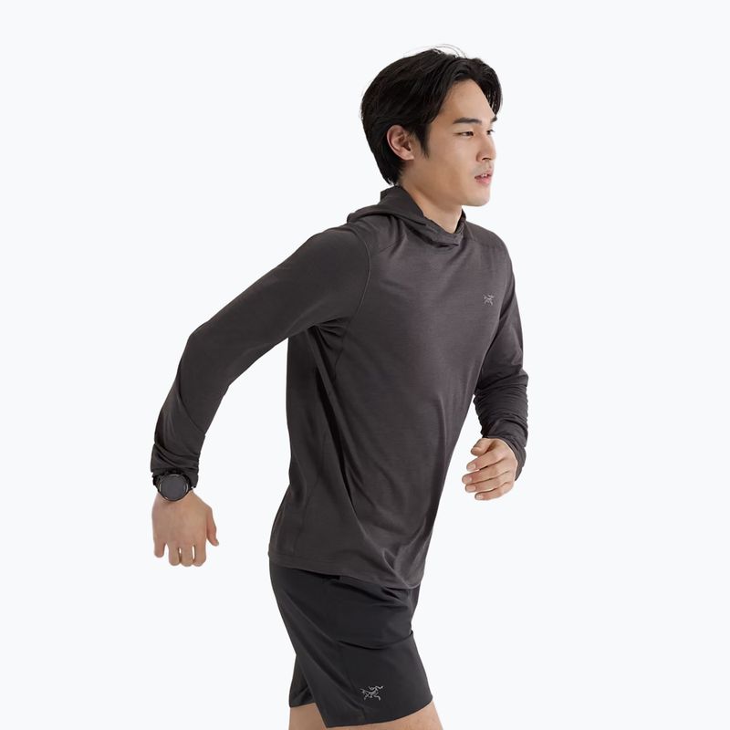 Longsleeve męski Arc'teryx Cormac Hoody black heather 3