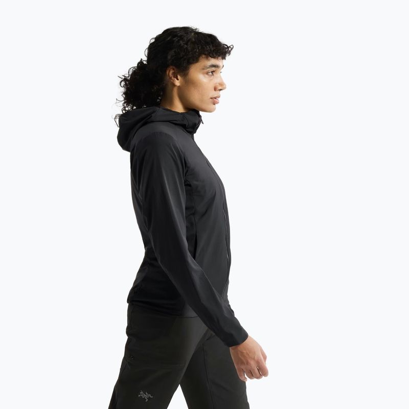 Kurtka przeciwwiatrowa damska Arcteryx Atom SL Hoody black 4